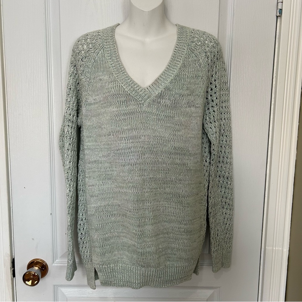 Tristan Women's V-Neck Knit Sweater Small Fall Winter